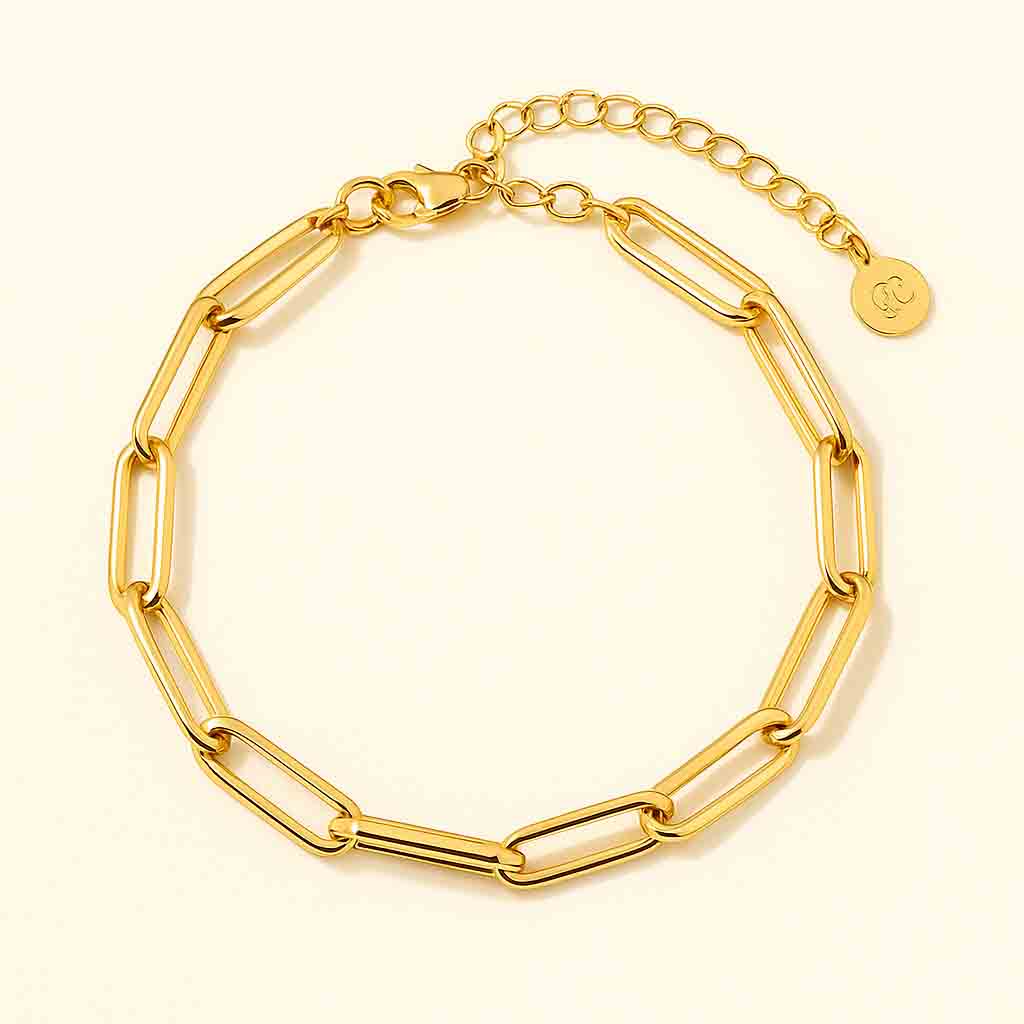 Adjustable Gold Chain Bracelet