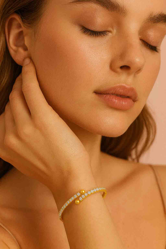 Open-Style Tennis Bracelet
