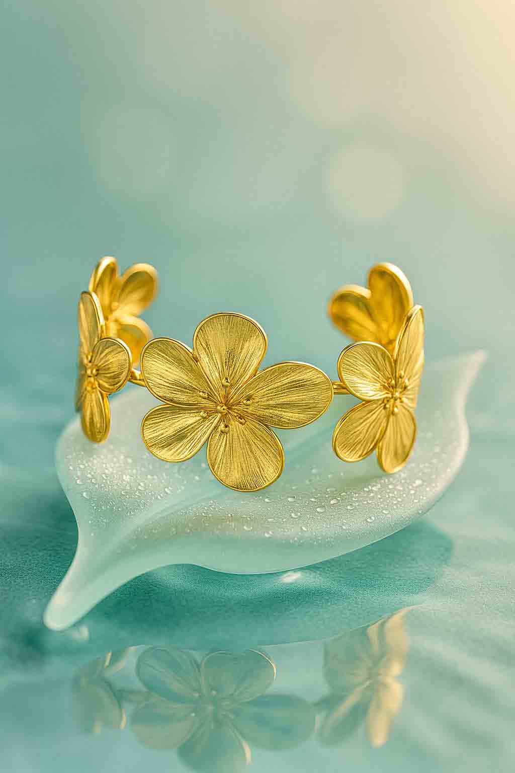 Blooming Flower Charm Bracelet