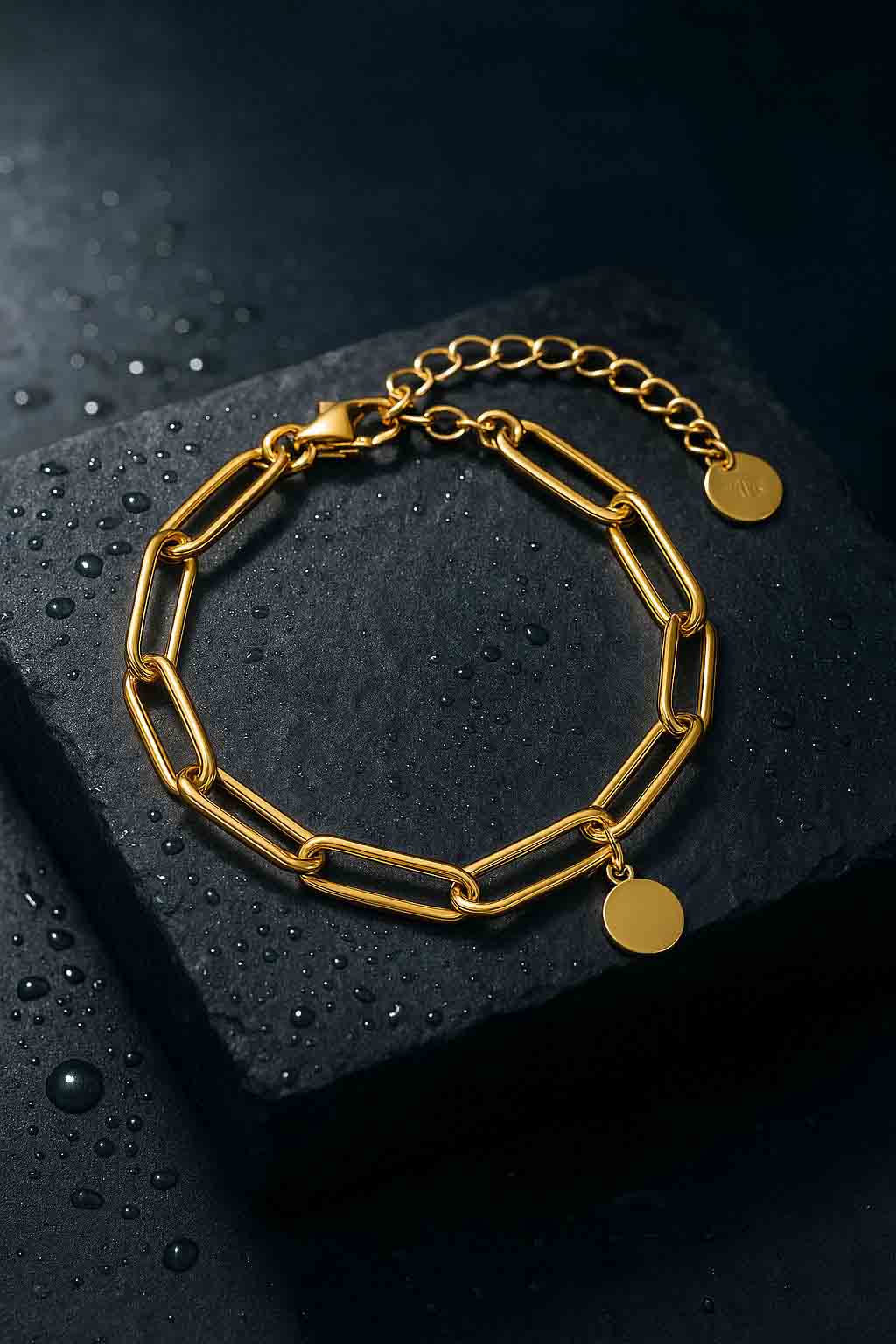 Adjustable Gold Chain Bracelet