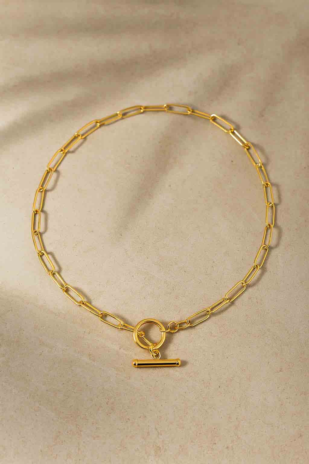 Stylish Gold Chain Necklace