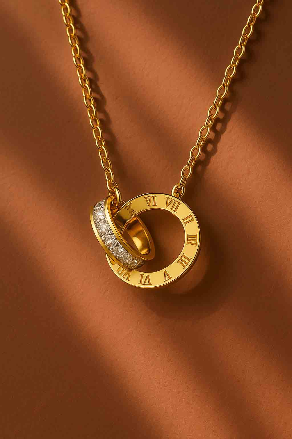 Roman Numeral Pendant Necklace