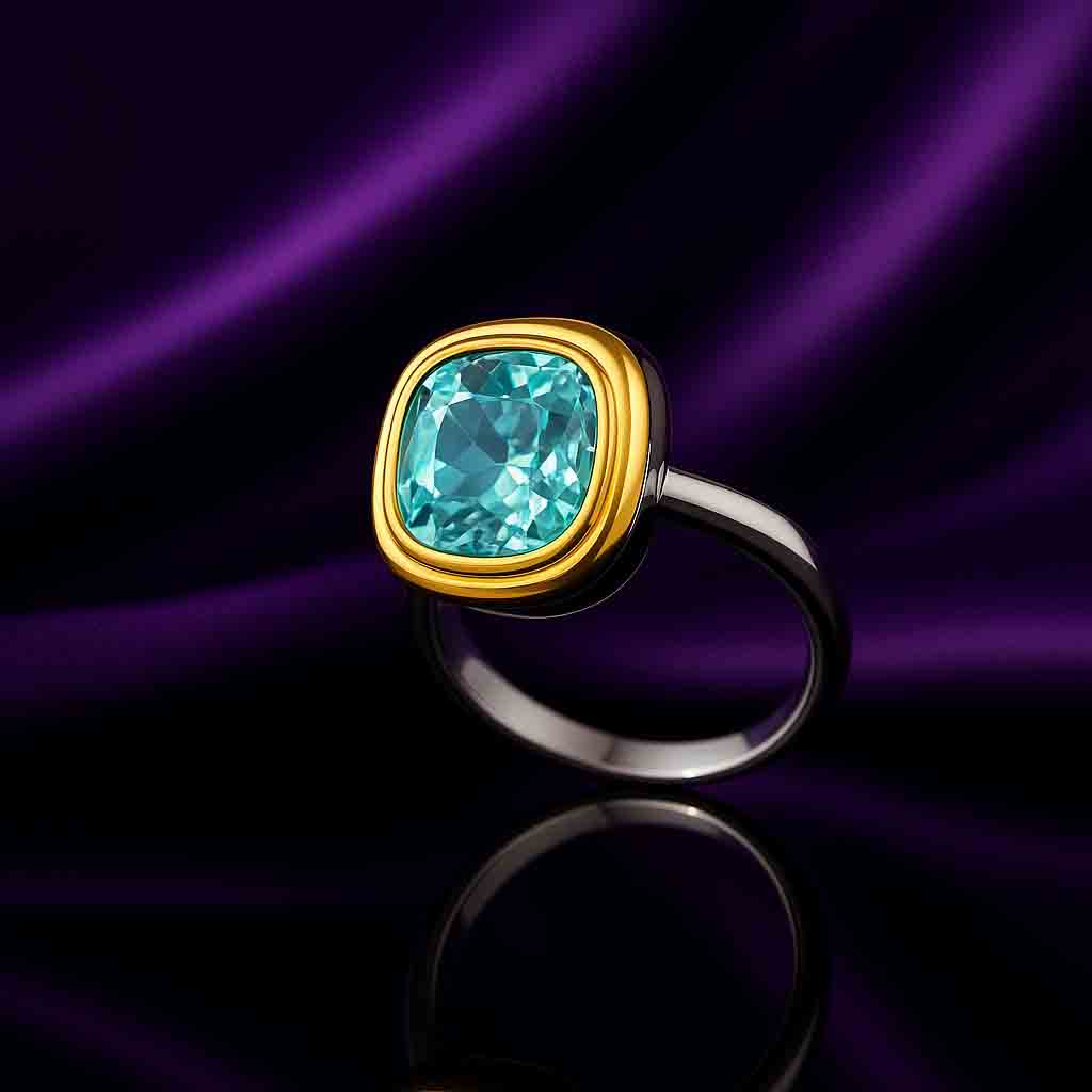 Blue Gemstone Statement Ring