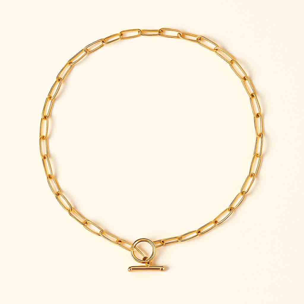Stylish Gold Chain Necklace