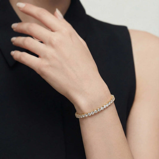 Open-Style Tennis Bracelet