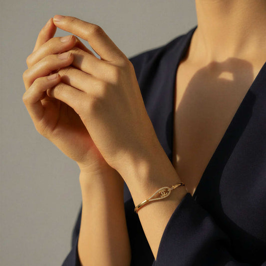 Luxury Gold Statement Bracelet