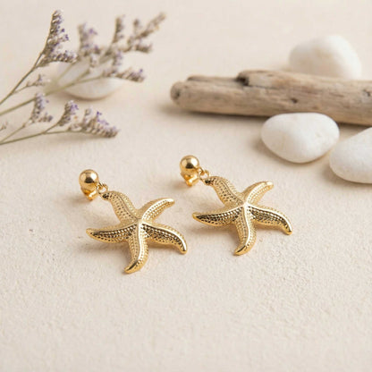 Starfish Charm Earrings