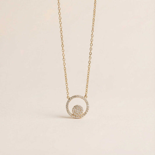 Crescent Moon Pendant Necklace