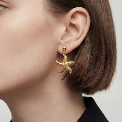 Starfish Charm Earrings