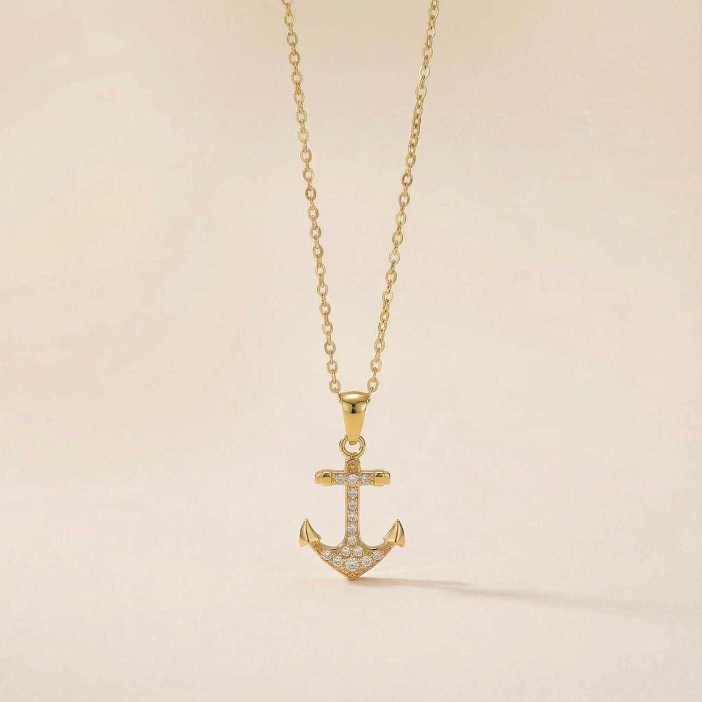 Classic Anchor Pendant Necklace