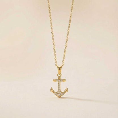 Classic Anchor Pendant Necklace
