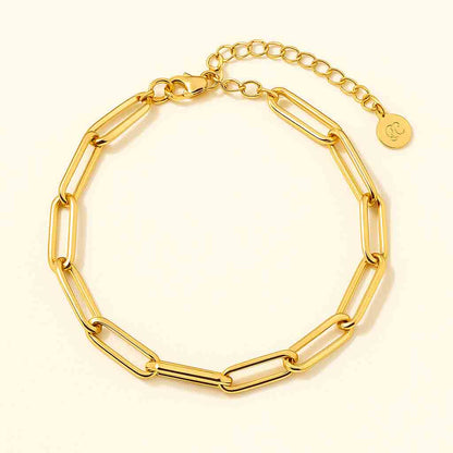 Adjustable Gold Chain Bracelet
