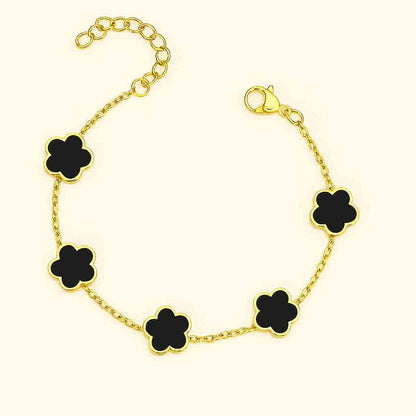 Meadow Flower Charm Bracelet
