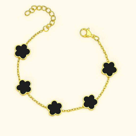 Meadow Flower Charm Bracelet