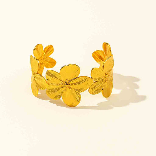 Blooming Flower Charm Bracelet