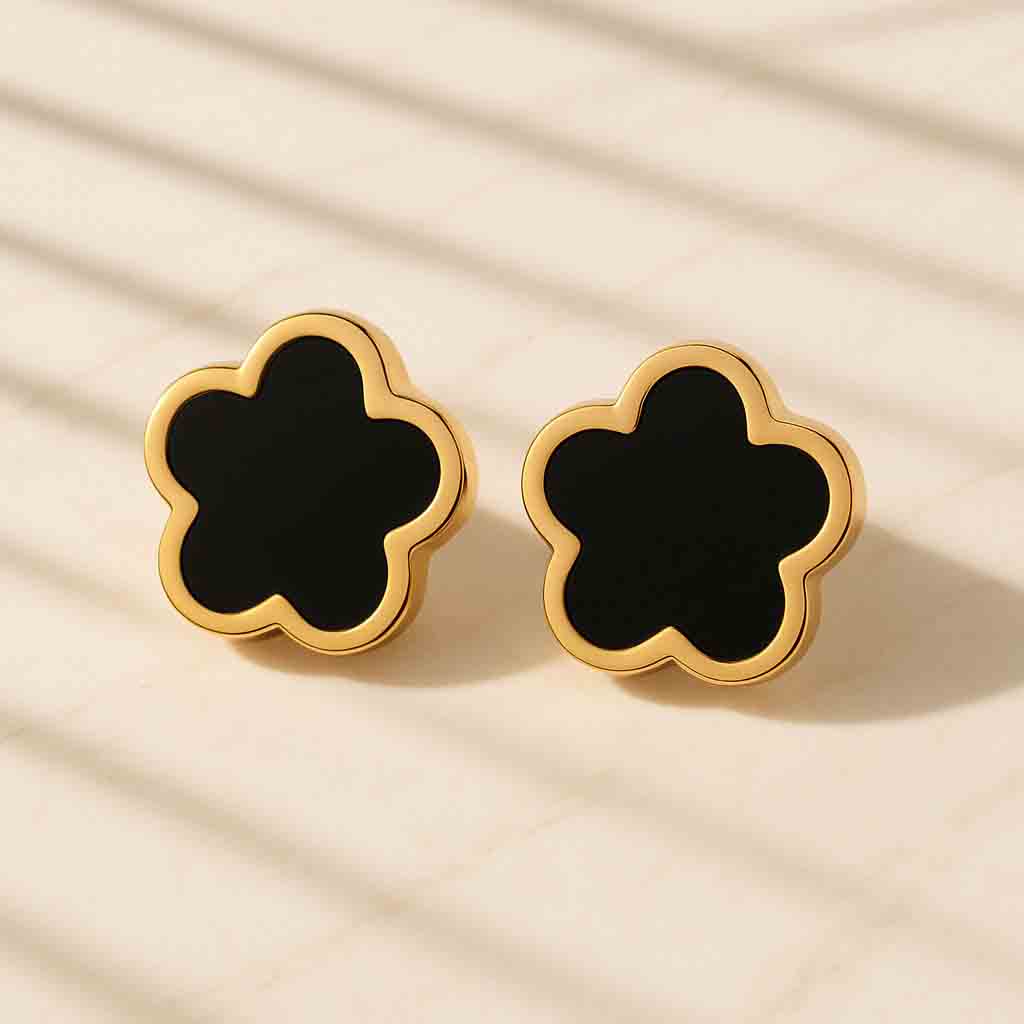 White Meadow Flower Earrings