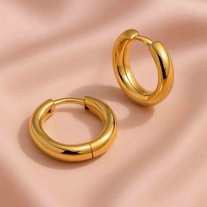 Classic Round Hoop Earrings