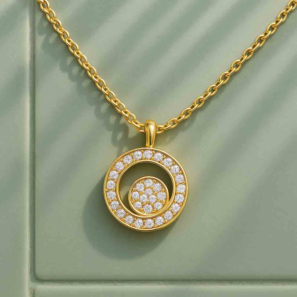 Crescent Moon Pendant Necklace