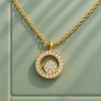 Crescent Moon Pendant Necklace