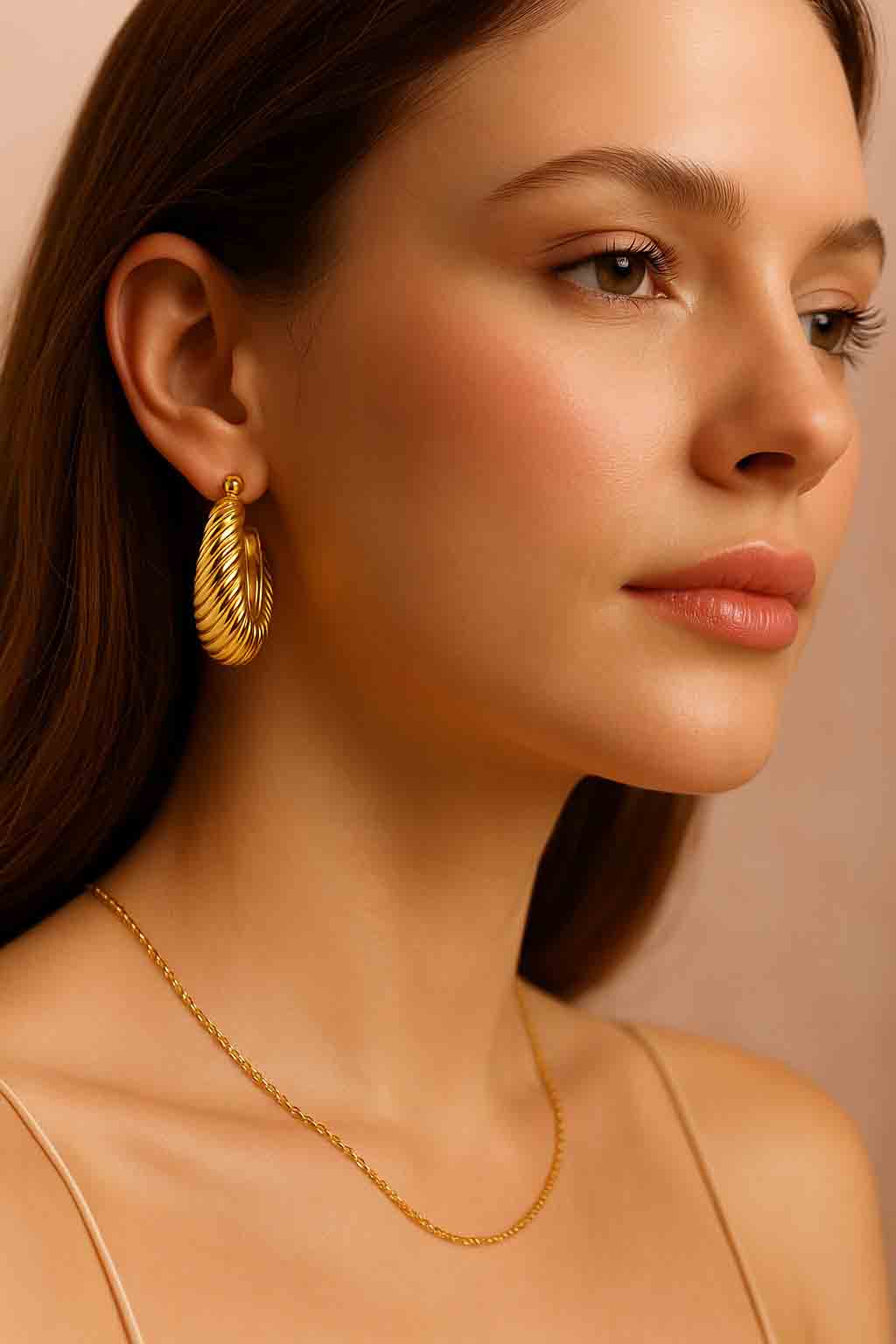 Minimalist Round Hoop Earrings