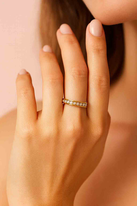 Open Diamond Statement Ring