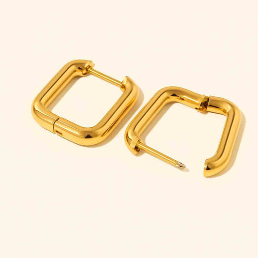 Geometric Square Earrings