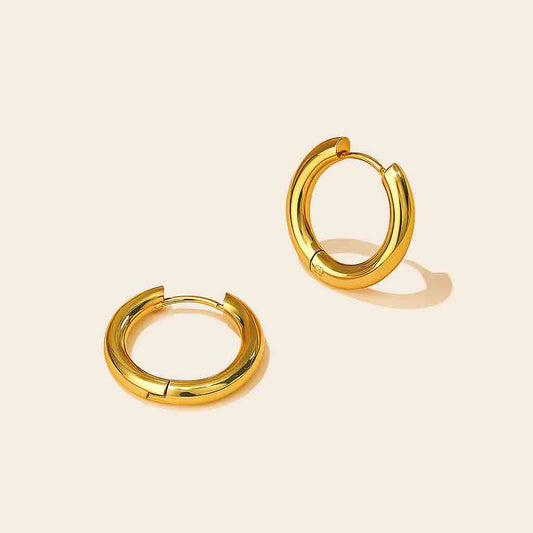 Classic Round Hoop Earrings