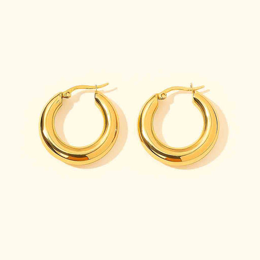 Classic Round Stud Earrings