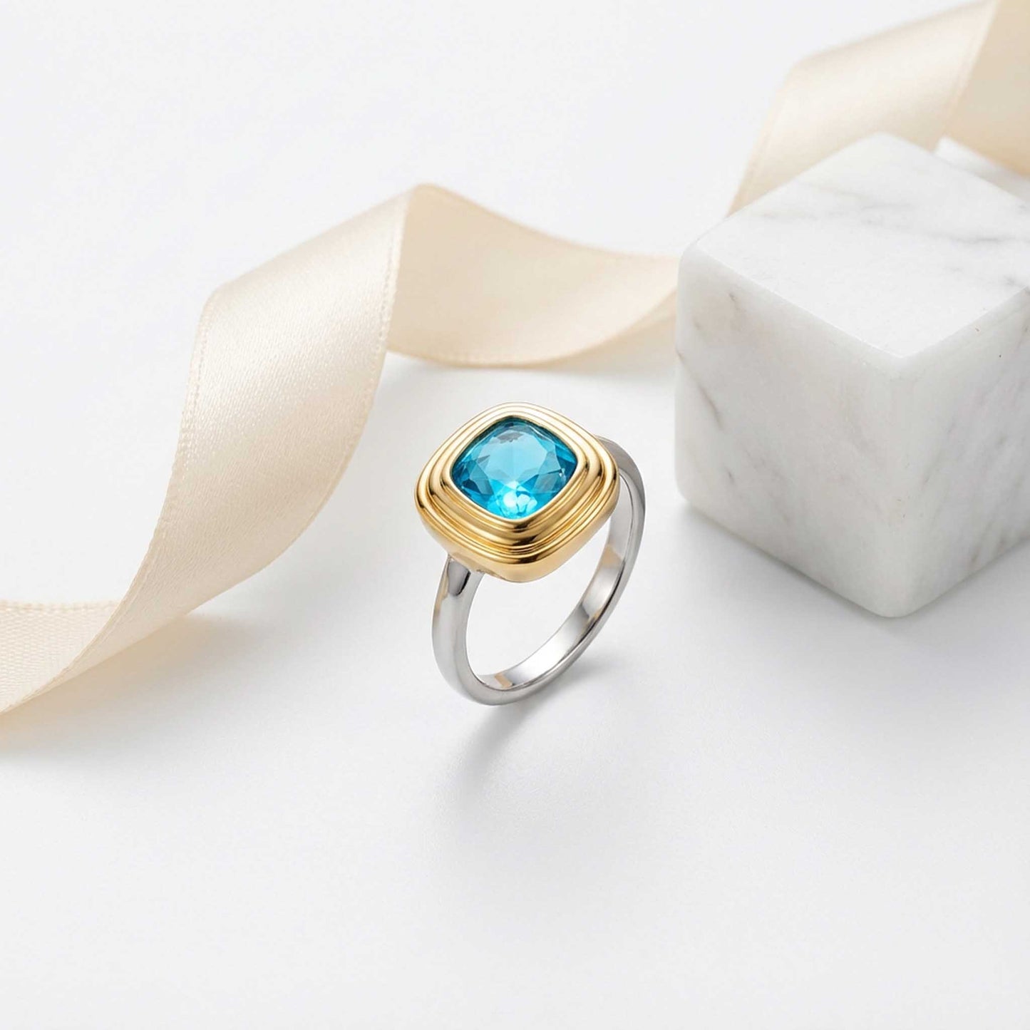 Blue Gemstone Statement Ring