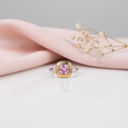 Pink Gemstone Statement Ring