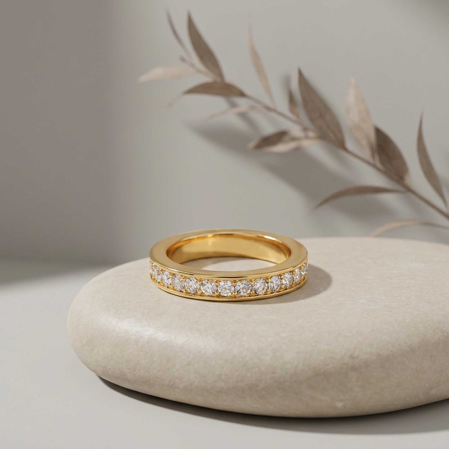 Open Diamond Statement Ring