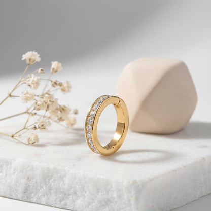 Open Diamond Statement Ring