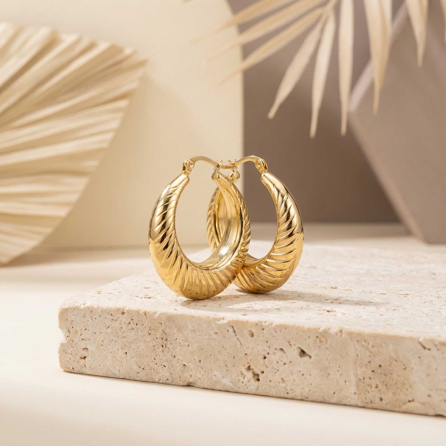 Minimalist Round Hoop Earrings