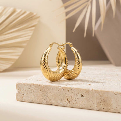 Minimalist Round Hoop Earrings