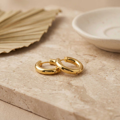 Classic Round Hoop Earrings