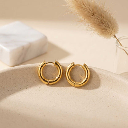 Classic Round Hoop Earrings