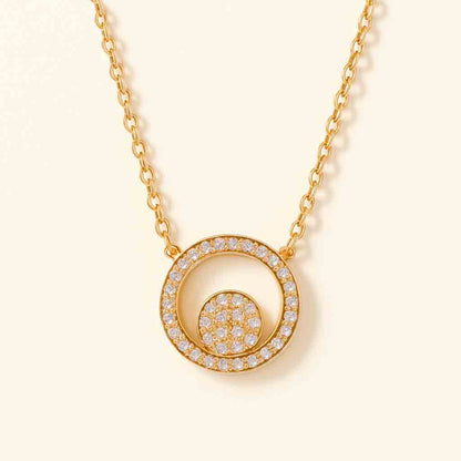 Crescent Moon Pendant Necklace