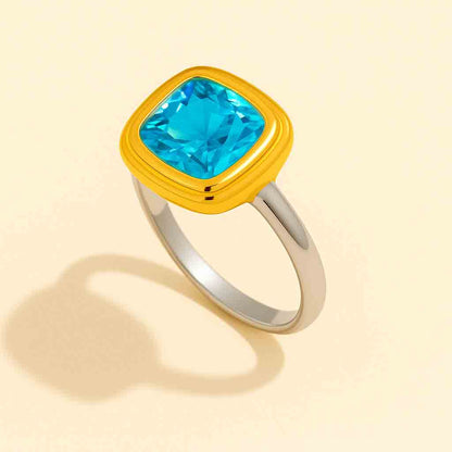 Blue Gemstone Statement Ring