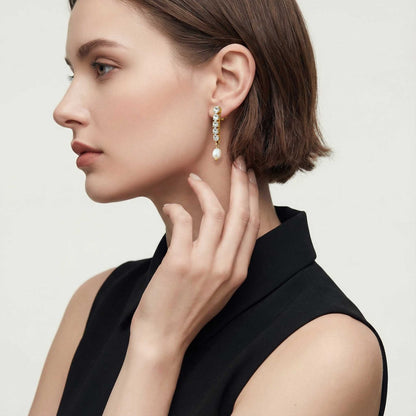 Timeless Pearl Drop Earrings