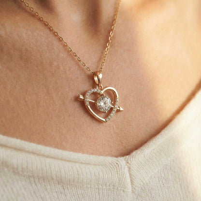 Heart & Arrow Pendant Necklace