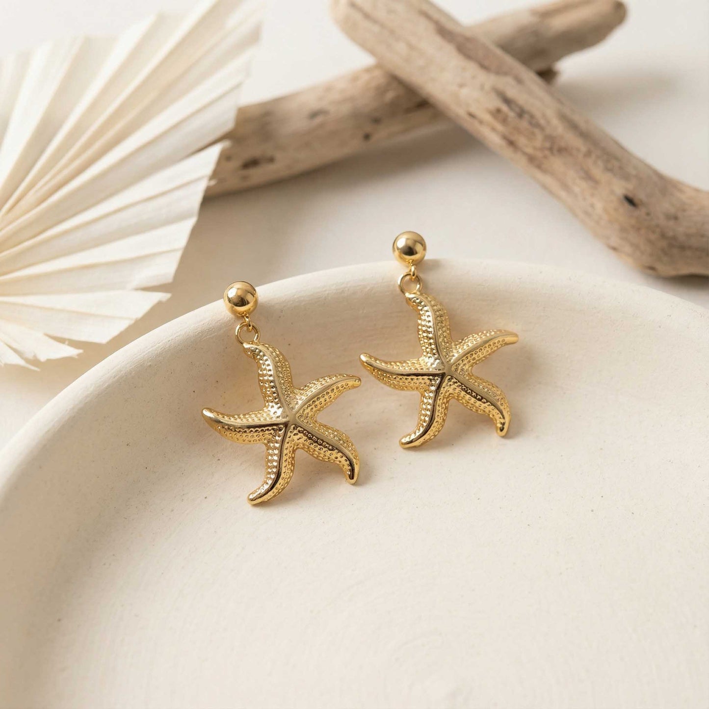 Starfish Charm Earrings