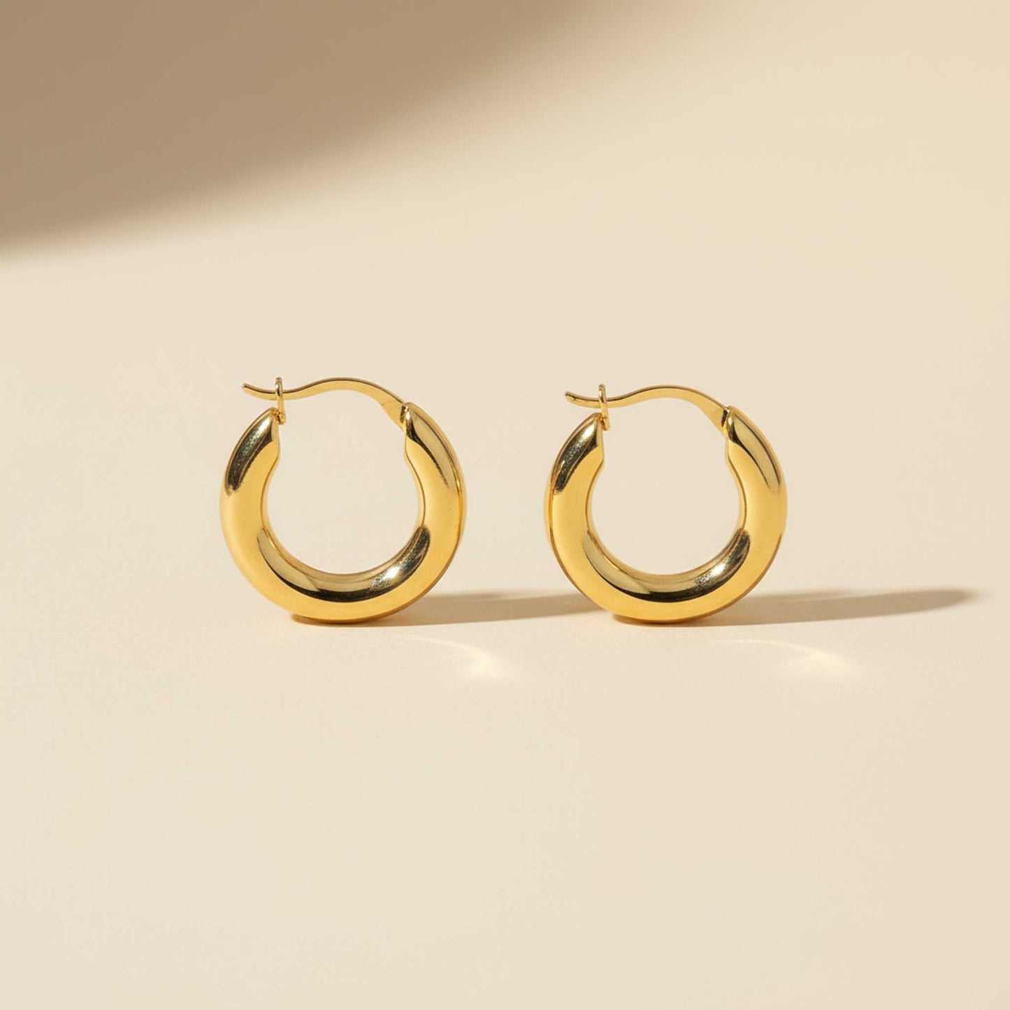 Classic Round Stud Earrings