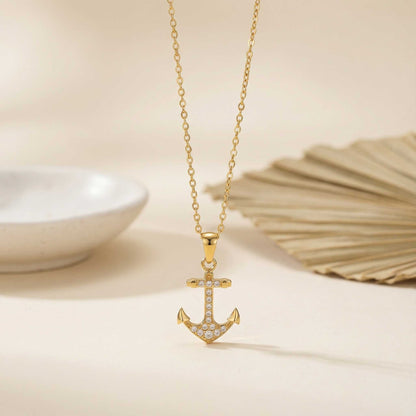 Classic Anchor Pendant Necklace