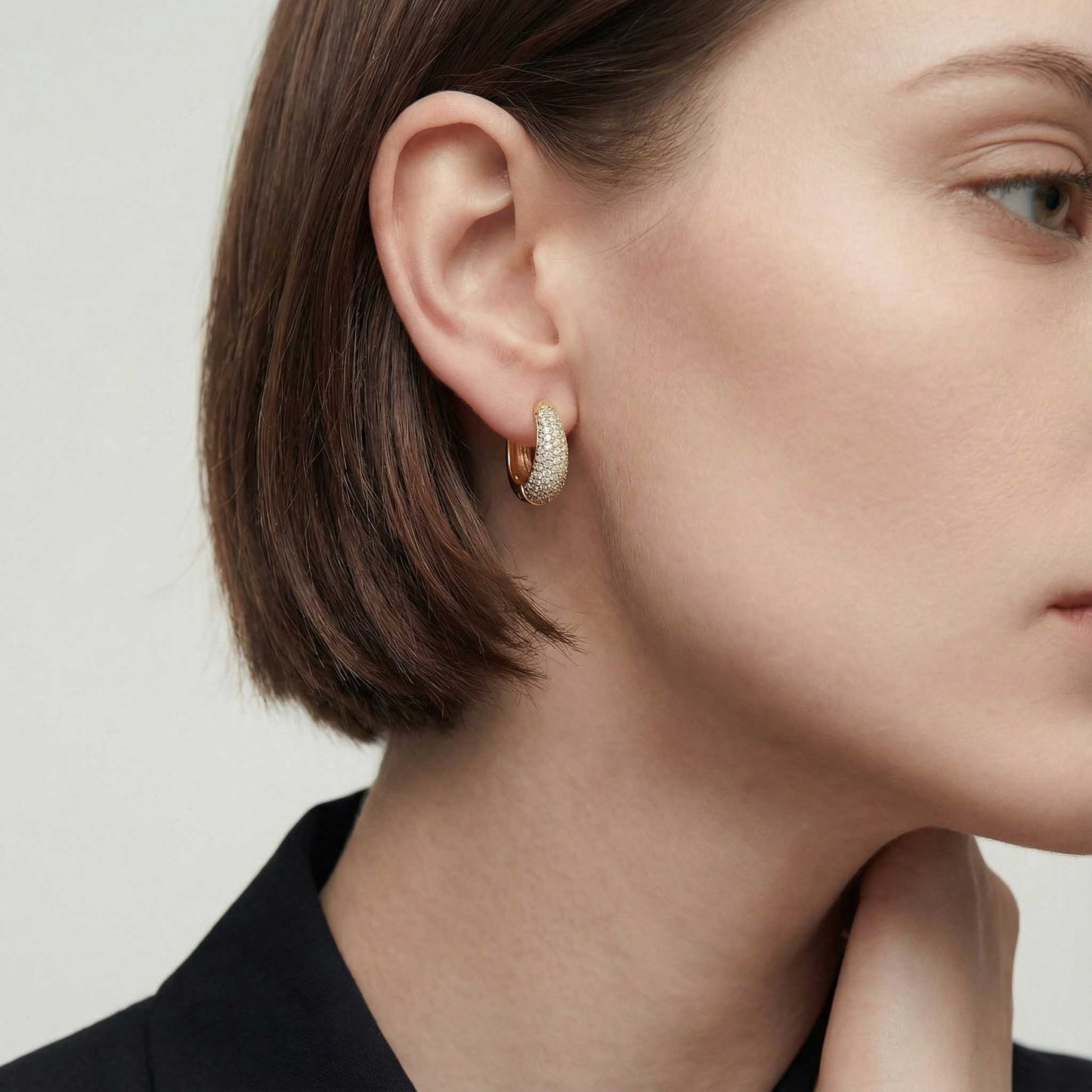 Elegant Diamond Drop Earrings