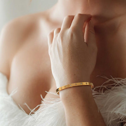 Galaxy Charm Gold Bracelet