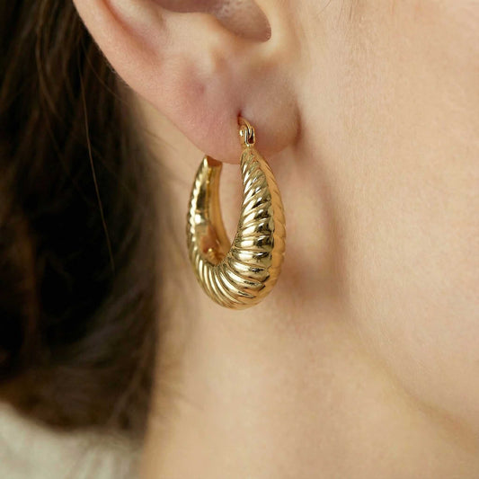 Minimalist Round Hoop Earrings