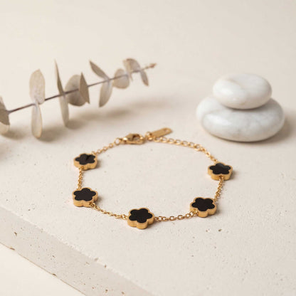 Meadow Flower Charm Bracelet