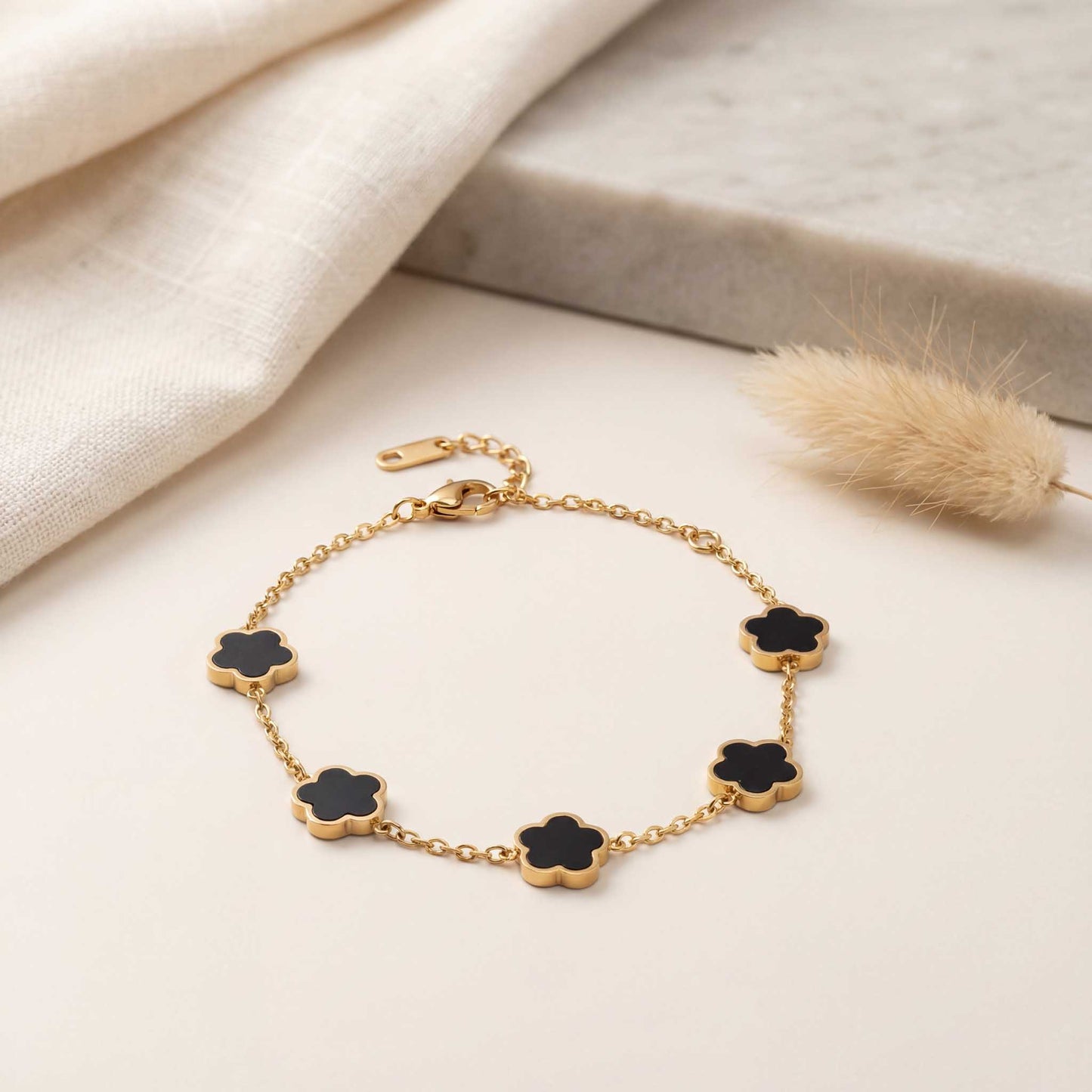 Meadow Flower Charm Bracelet