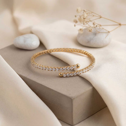 Open-Style Tennis Bracelet