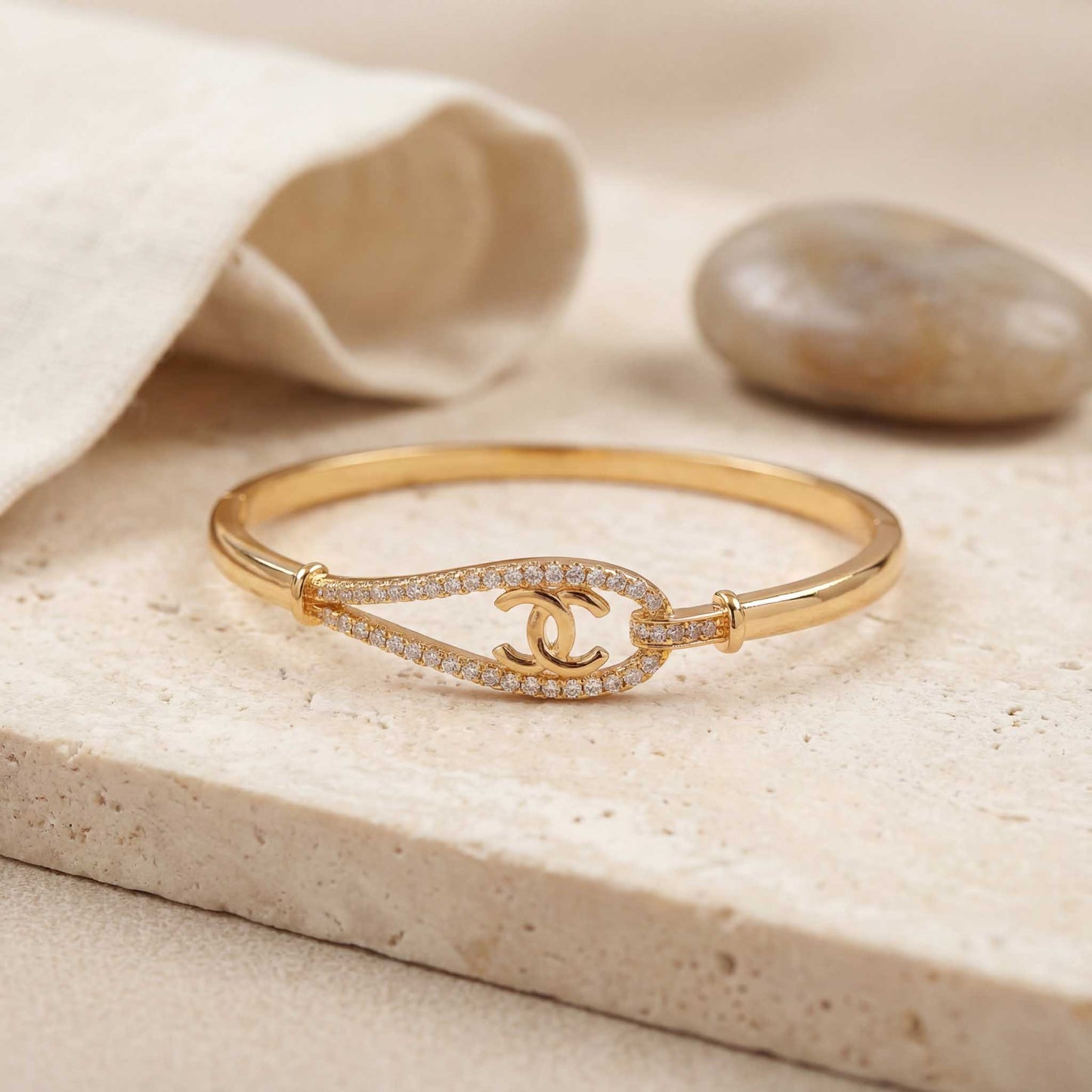 Luxury Gold Statement Bracelet